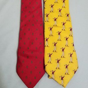 Men's Designer Ties Ralph Lauren Polo and Christian Dior 100% Silk Made in Italy
